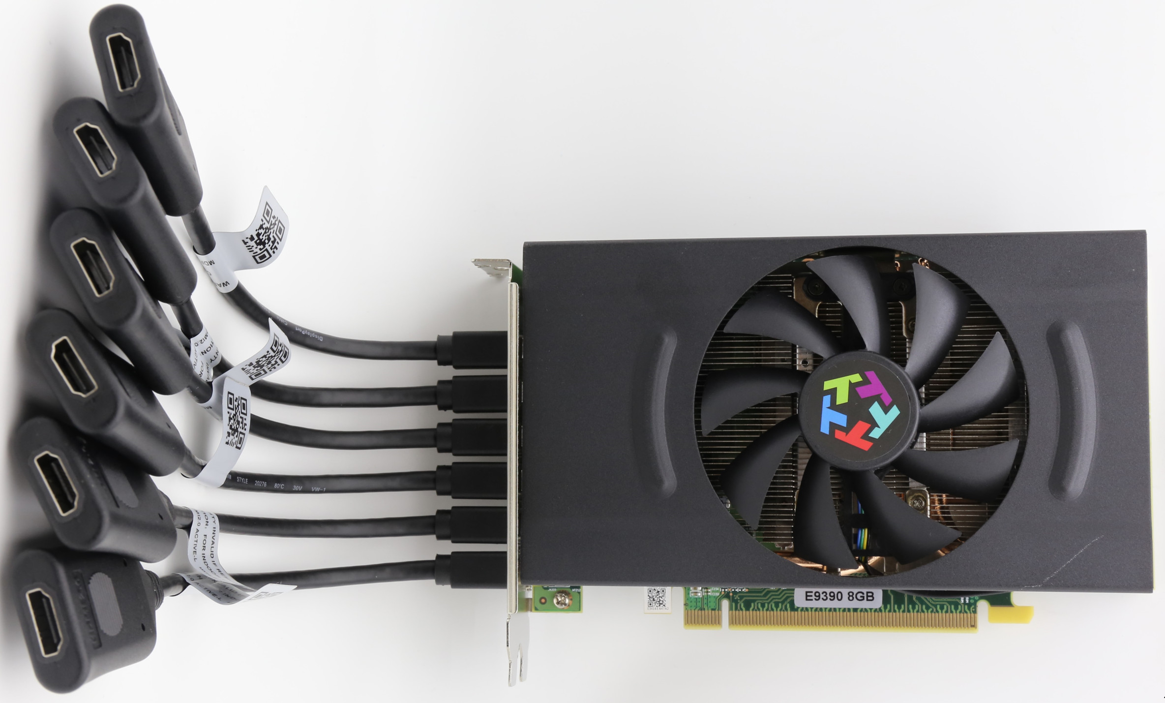 冶天E9390转成6个VGA,6路DVI或6屏HDMI输出