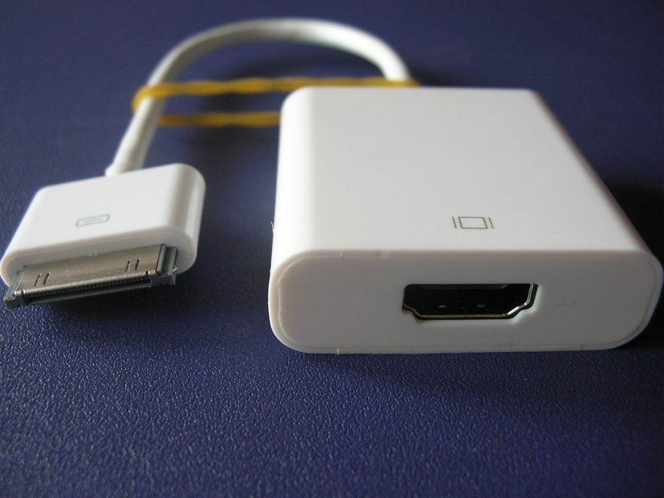 iPhone/iPod/iPad Dock to HDMI/VGA 转换器苹果Apple外接电视带声音视频