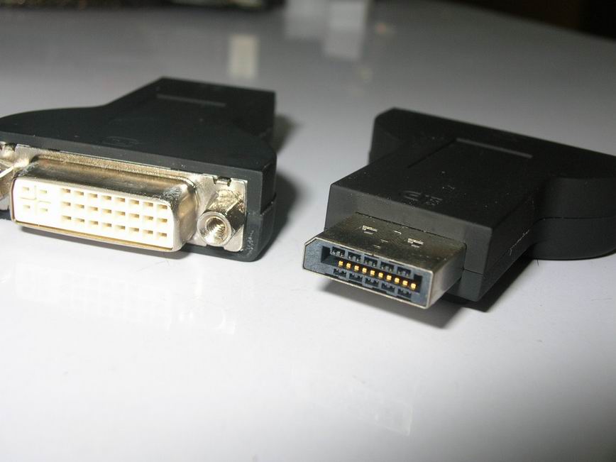 [大DP]displayport转DVI转HDMI高清转接头LED显示带芯片DP TO DVI/HDMI