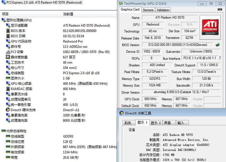 pcidv.com/hd5570 quad vga specification