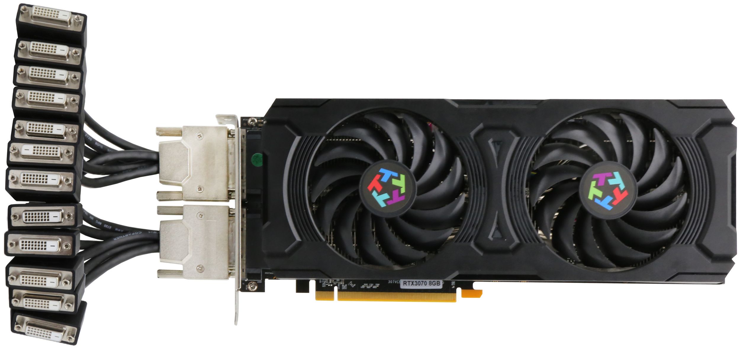 12·DVIÊä³ö12ÆÁÏÔ¿¨8GÏÔ´æRTX3070Ö§³Ö¹â×·dlss